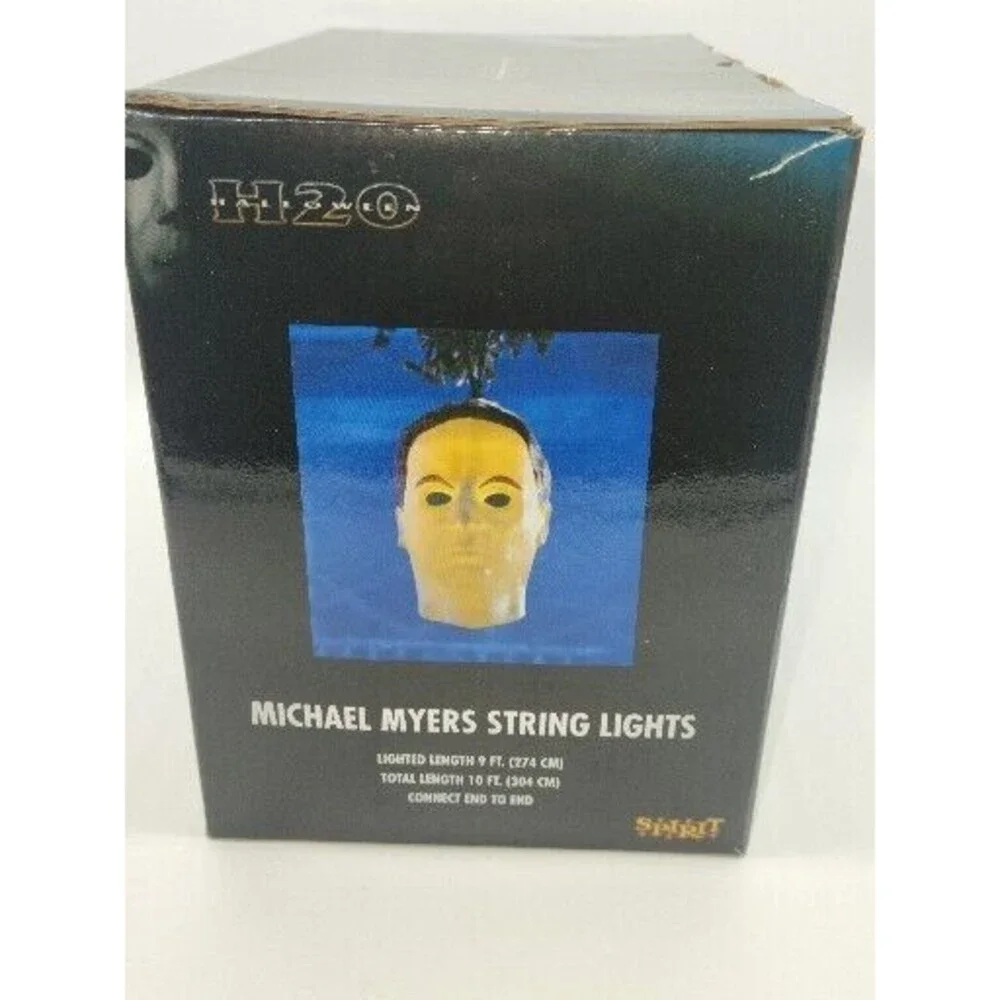 Halloween H20 MICHAEL MEYERS 10 String Lights New In Box Lights and Plays Theme